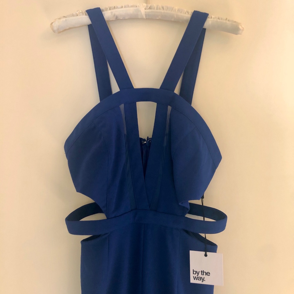 By The Way Electric Blue Jumpsuit